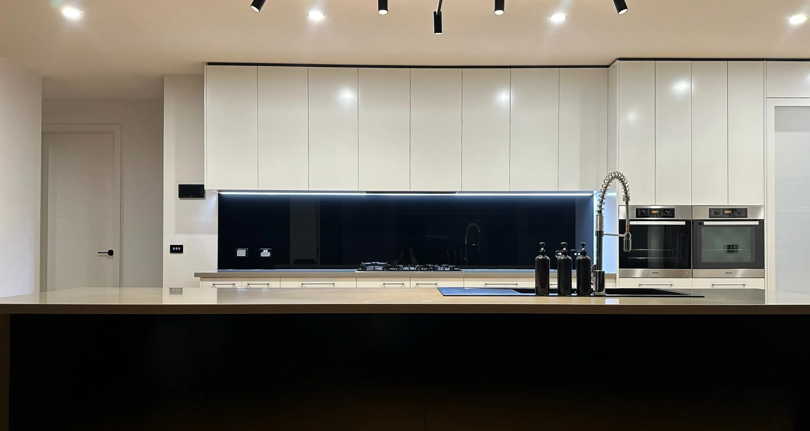 Glass Splashbacks, recent job photo